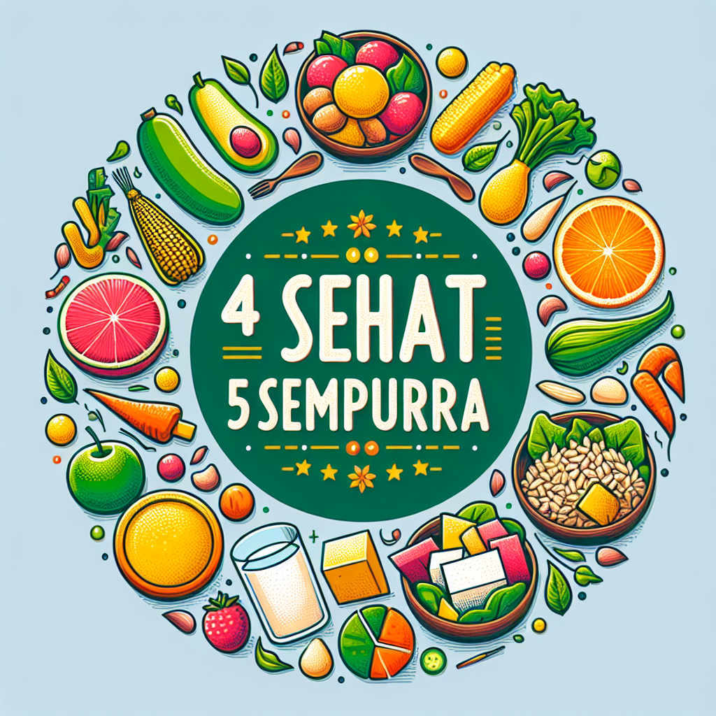 Makanan 4 Sehat 5 Sempurna dan Manfaatnya bagi Kesehatan
