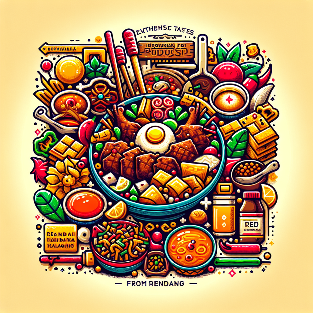 Eksplorasi Rasa Autentik dalam Produk Makanan Indonesia: Dari Rendang